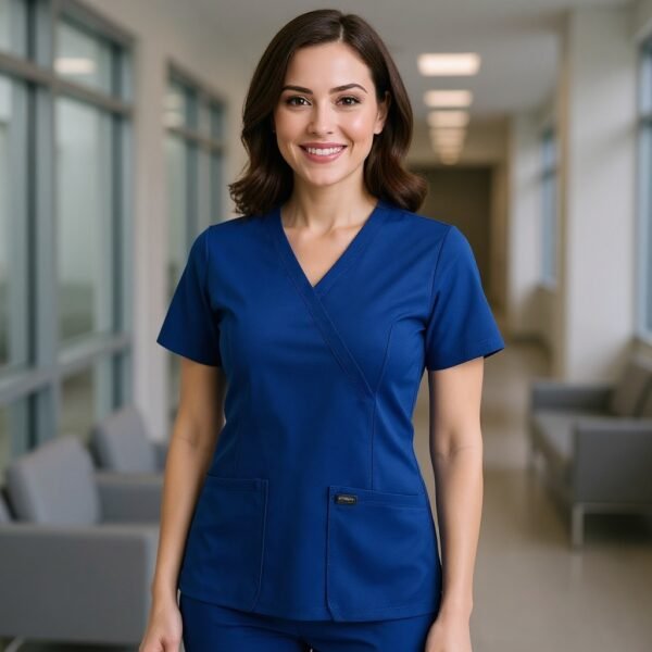 Uniforme médicale col V