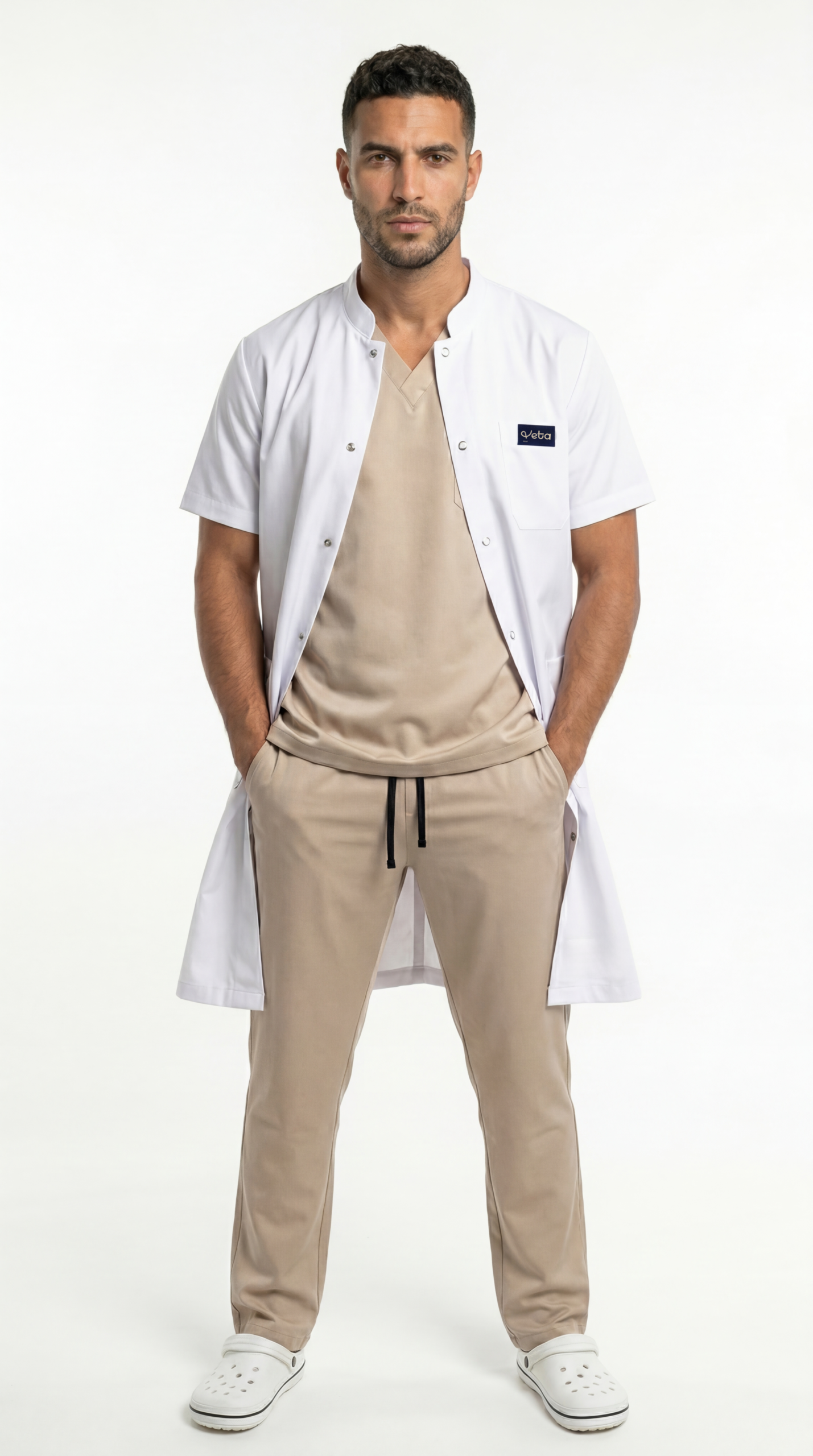 BLOUSE HOMME  DEMI MANCHES