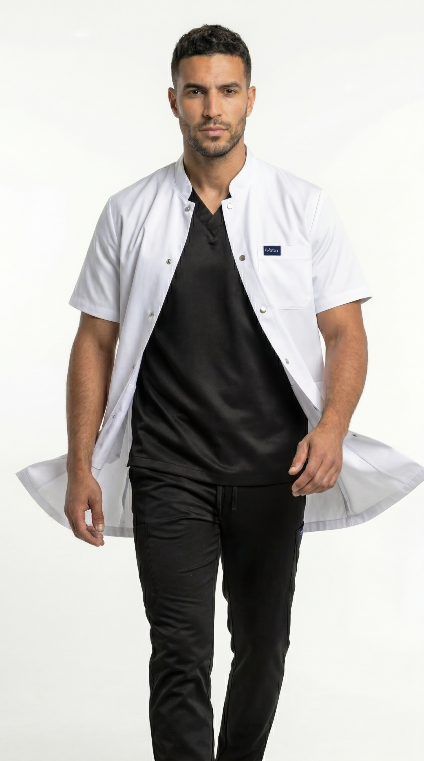 BLOUSE HOMME  DEMI MANCHES